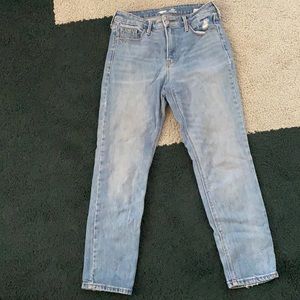 Old Navy Power Slim Straight High Rise Jeans